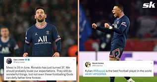 Twitter explodes as Kylian Mbappe secures late win for PSG after Lionel Messi misses penalty against Real Madrid