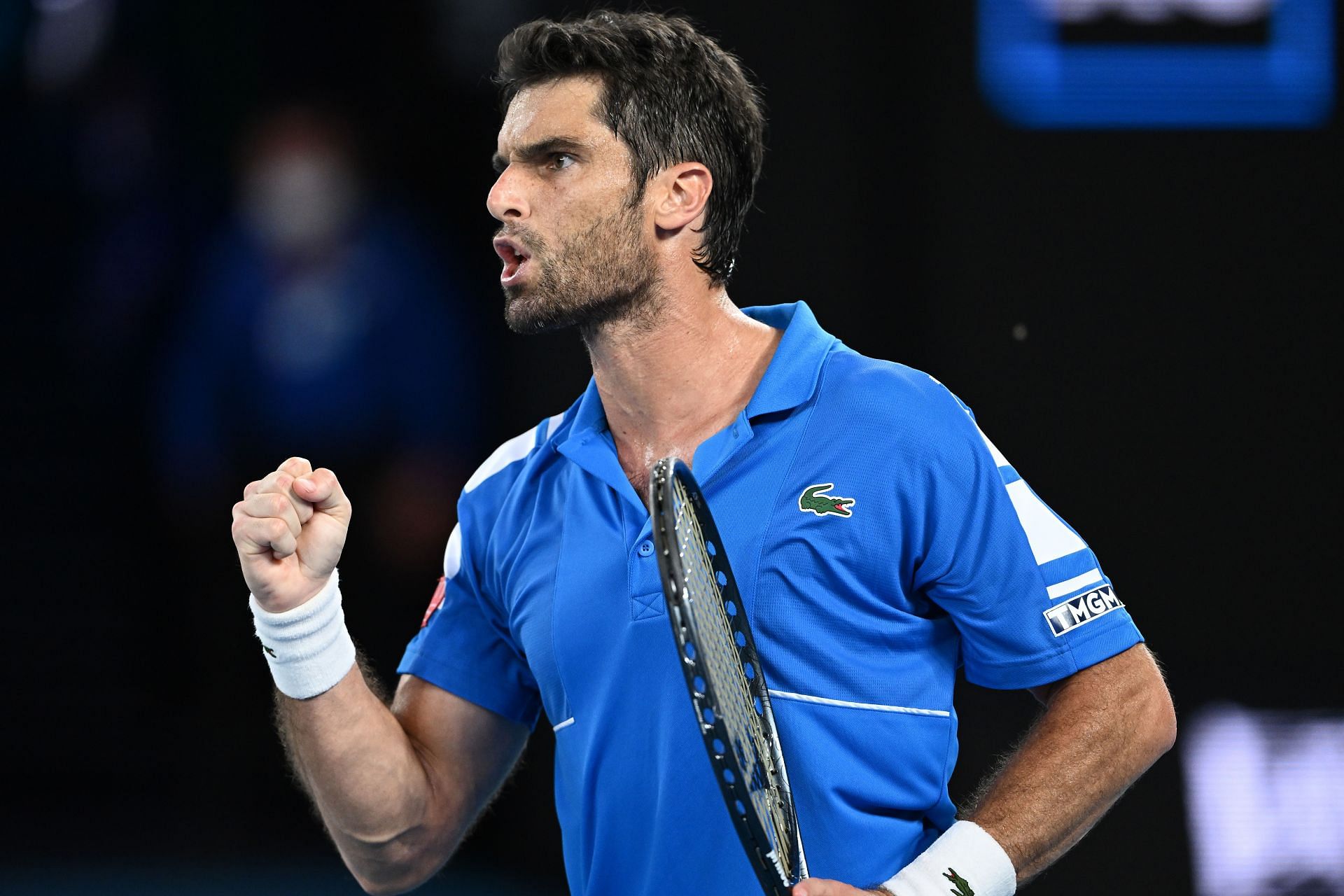 Pablo Andujar at the 2022 Australian Open.