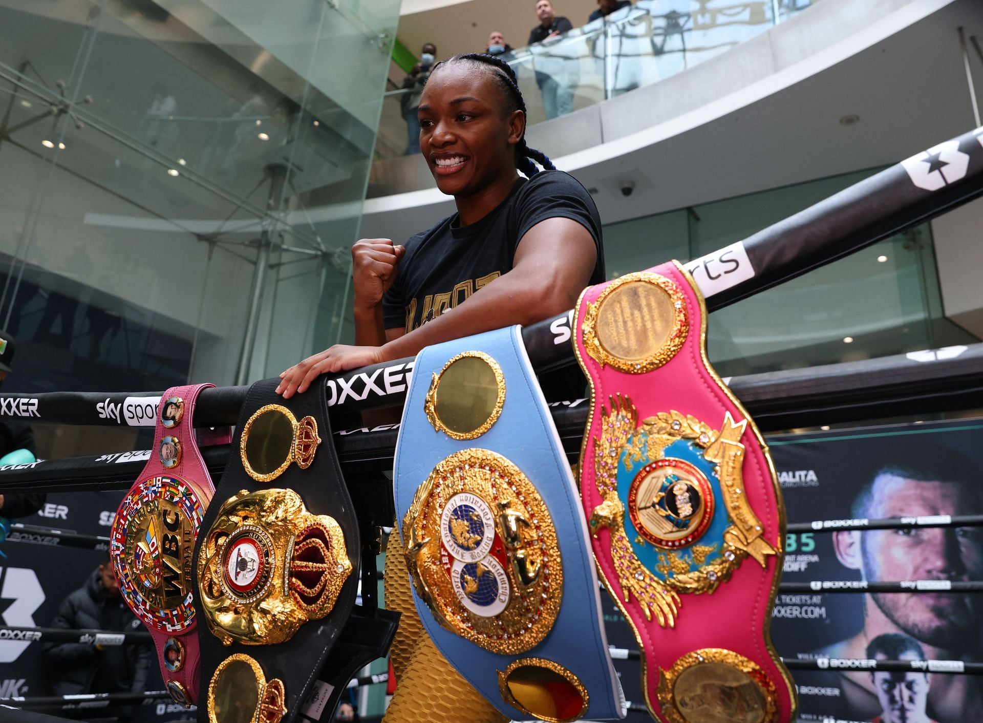 Claressa Shields at BOXXER Media Work Out