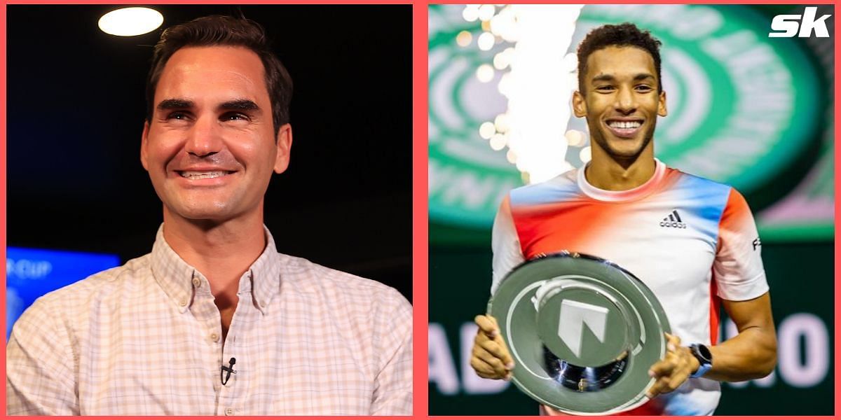 Felix Auger-Aliassime said that Roger Federer congratulated him after his win at the Rotterdam Open