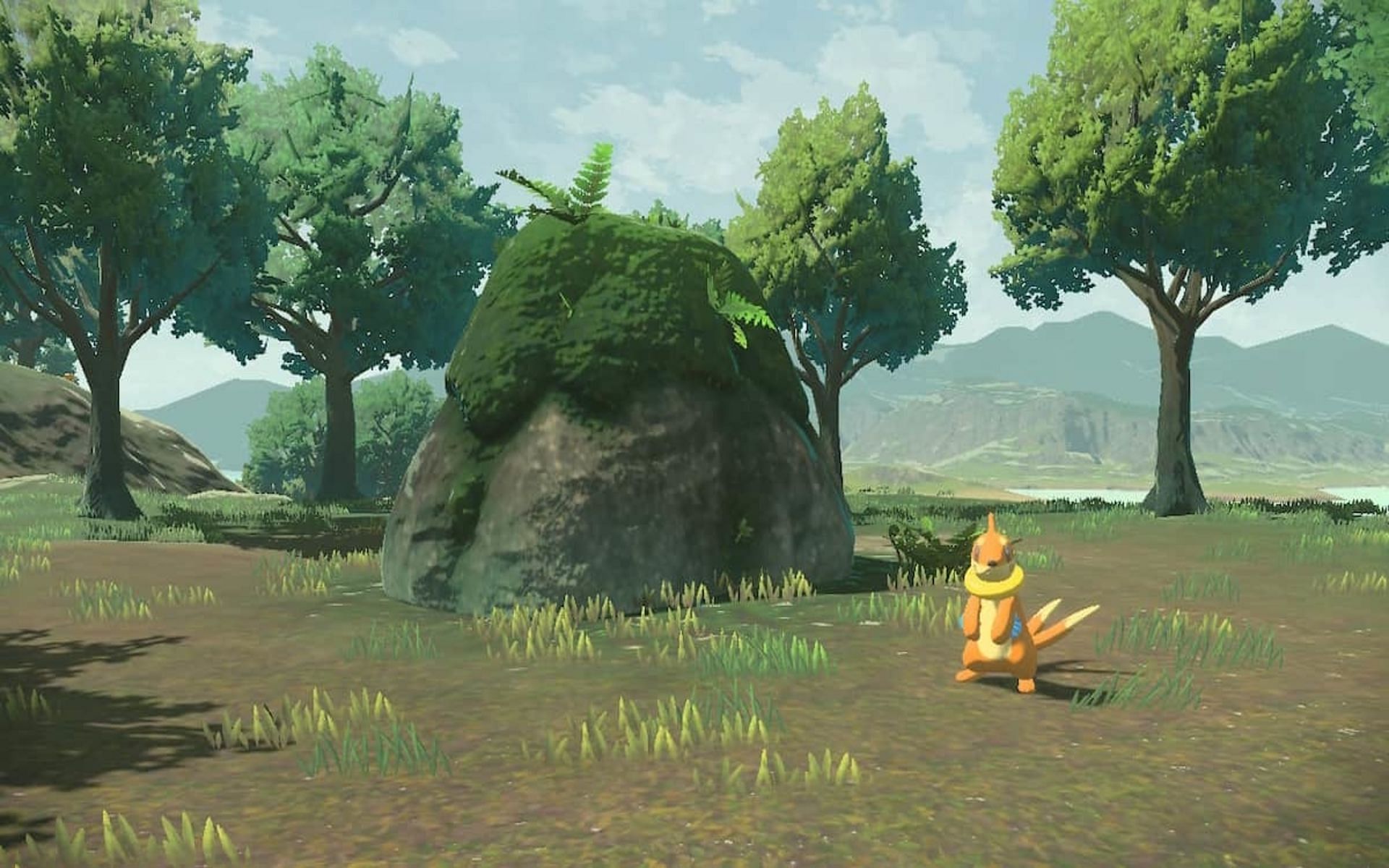 The Mossy Rock is in the Obsidian Fieldlands (Image via Game Freak)