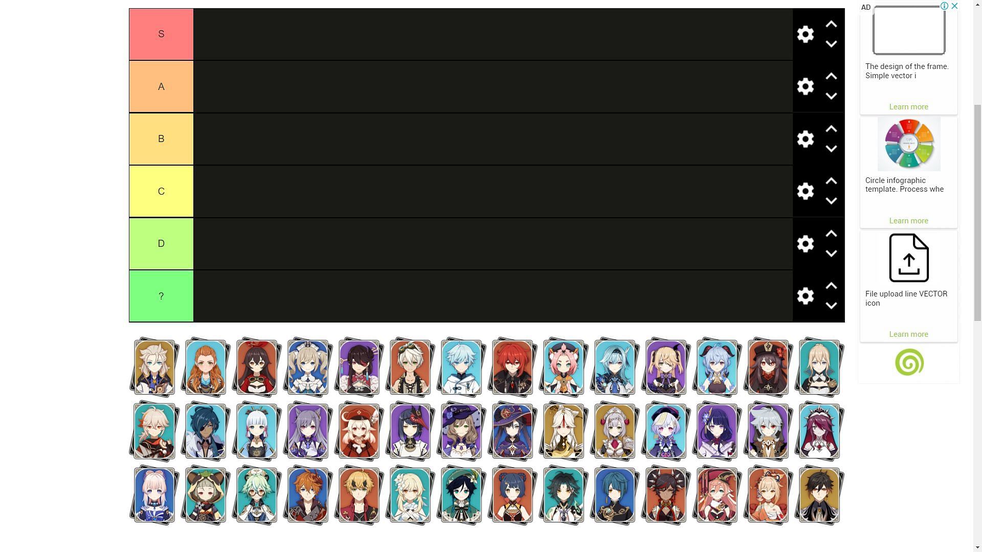 Create a Reaper 2 All Secondaries Tier List - TierMaker