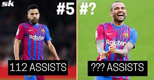 Dani Alves, Jordi Alba: Ranking 5 full-backs with most assists in the 21st century