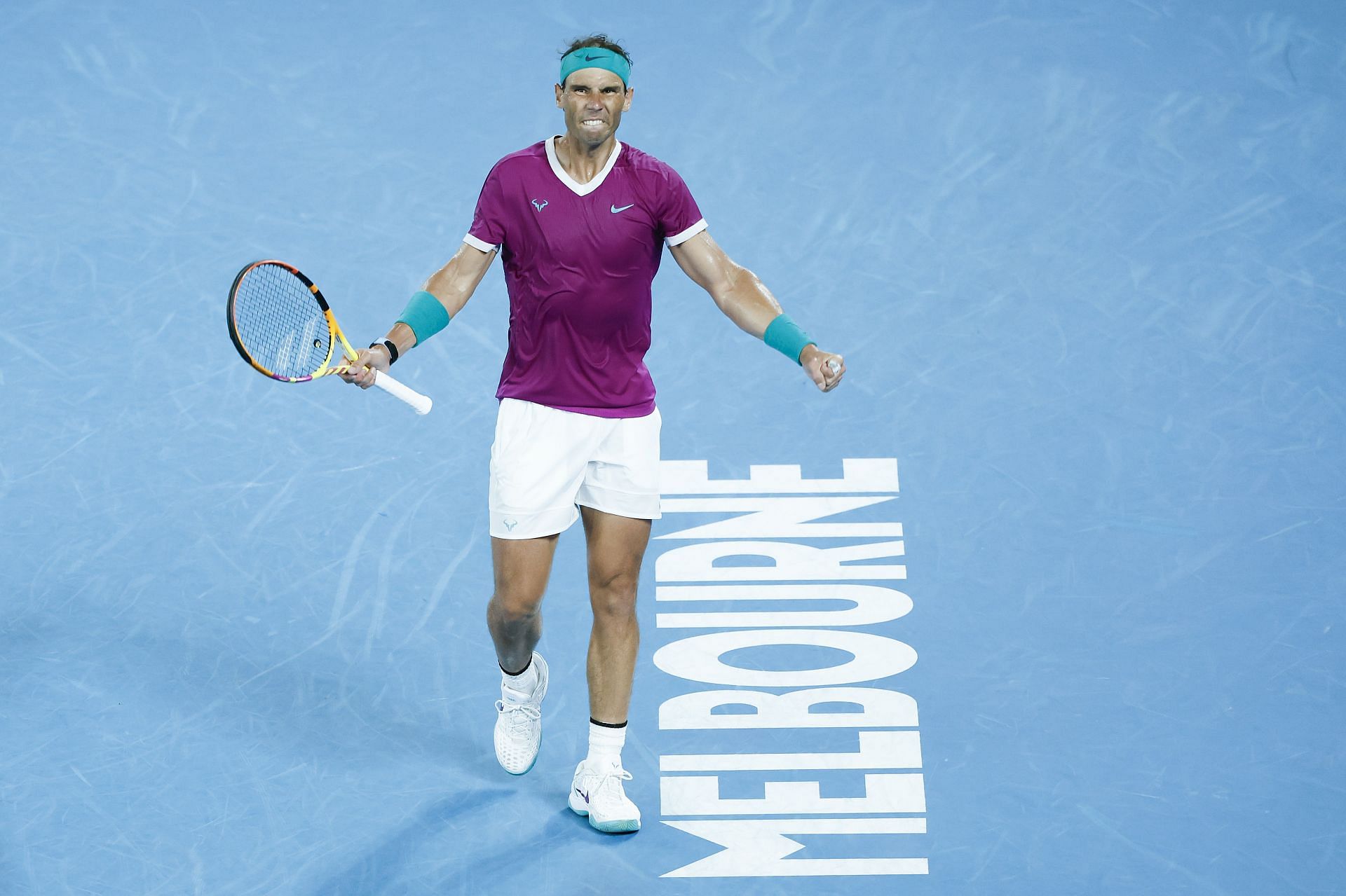 Rafael Nadal at the 2022 Australian Open