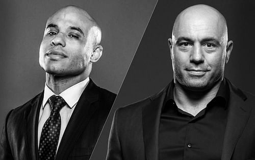 Ali Abelaziz (L), Joe Rogan (R)