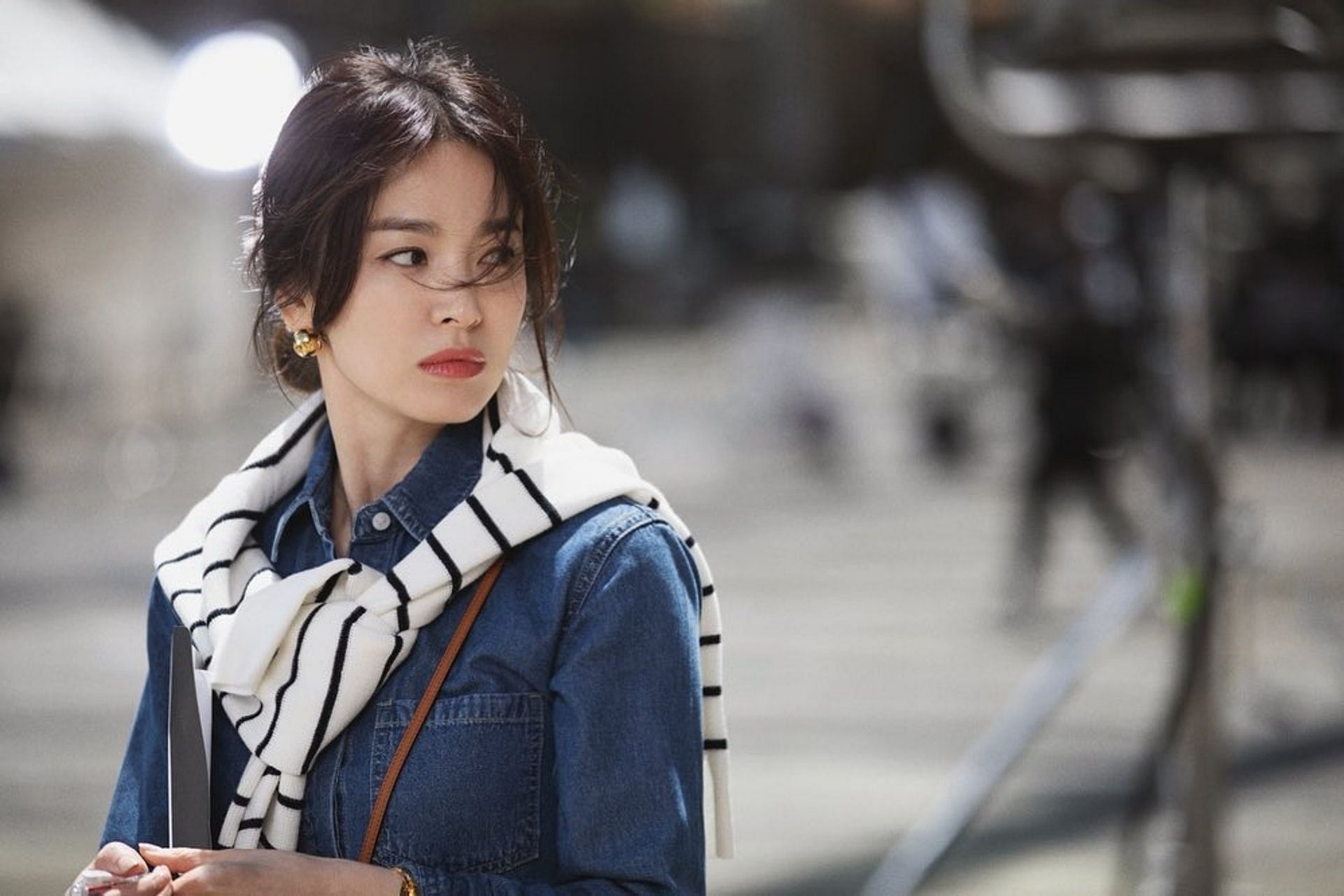 A still of actress Song Hye-kyo from Now We are Breaking Up (Image via Instagram/kyo1122)