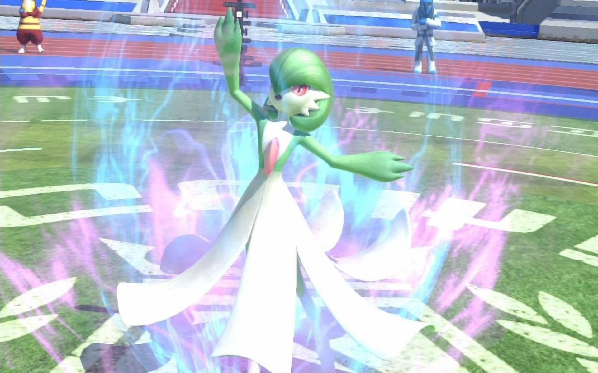Fairy-types like Gardevoir are strong against Dragons (Image via Bandai Namco)