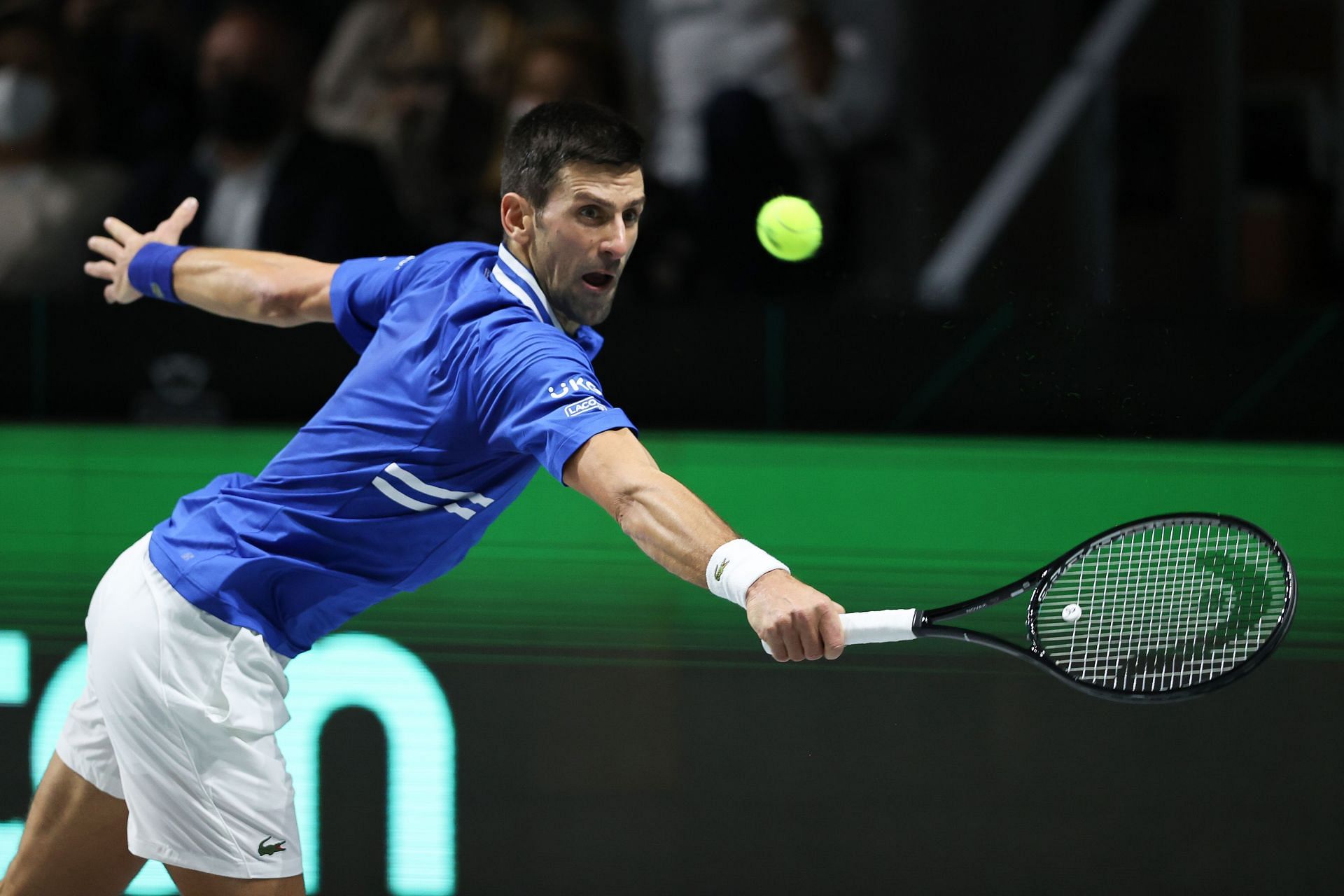 Novak Djokovic at the 2021 Davis Cup Finals