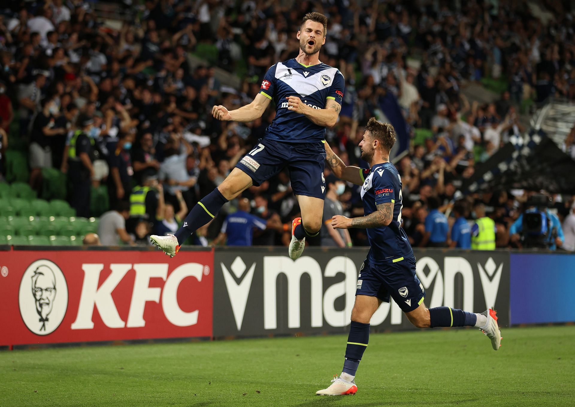 Melbourne Victory will face Brisbane Roar on Friday