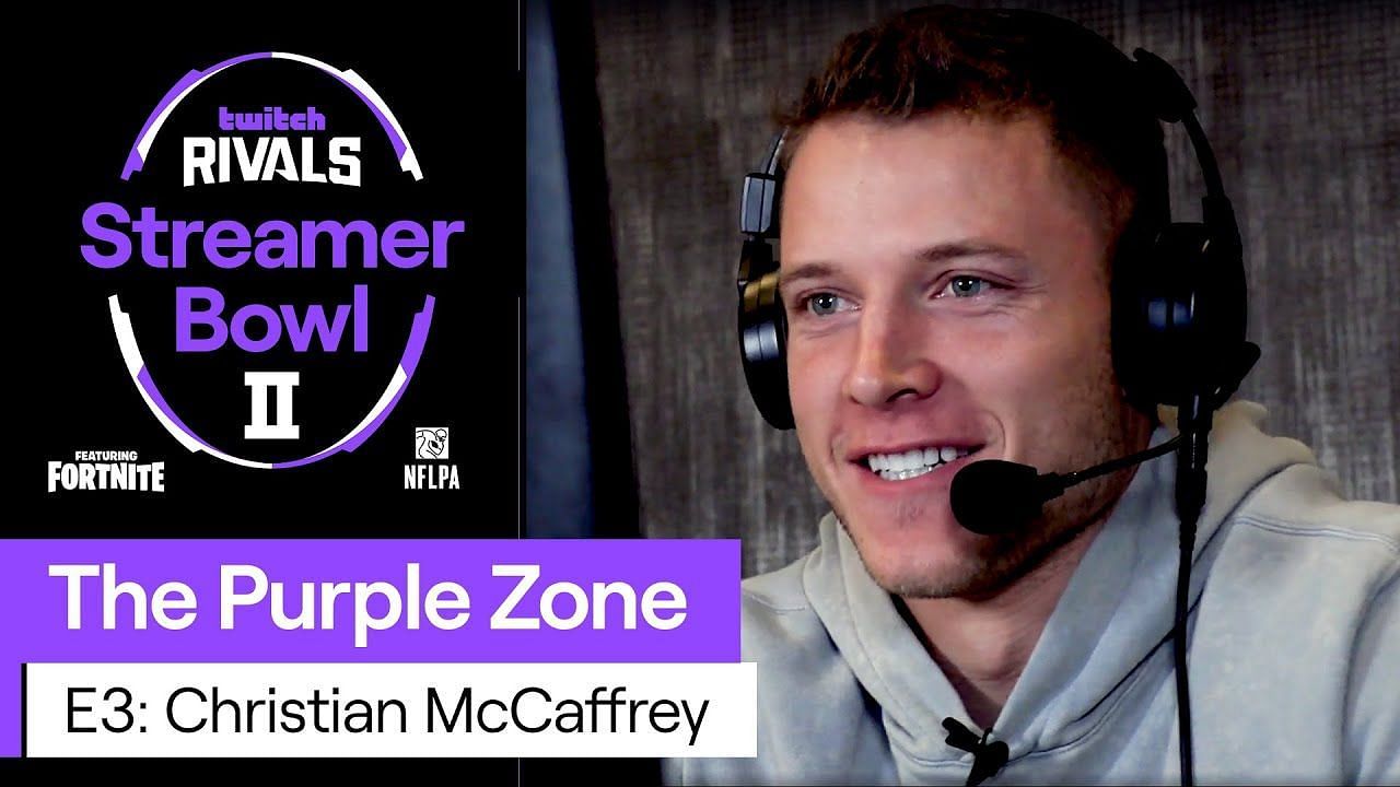 NFL stars like Christian McCaffrey will play (Image via Epic Games)