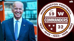 "I suppose there’s room for two Commanders in this town" - US President Joe Biden reacts to Washington's name change