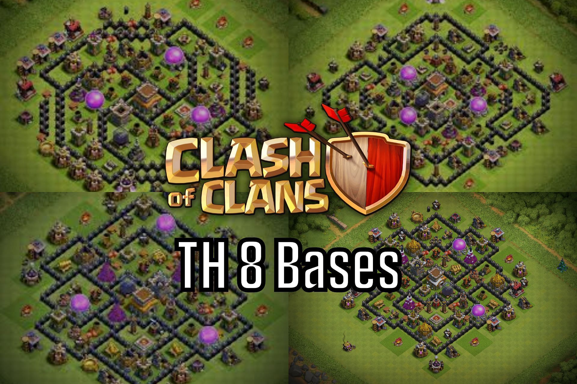 Best Th8 Bases in Clash of Clans (Image via Sportskeeda)