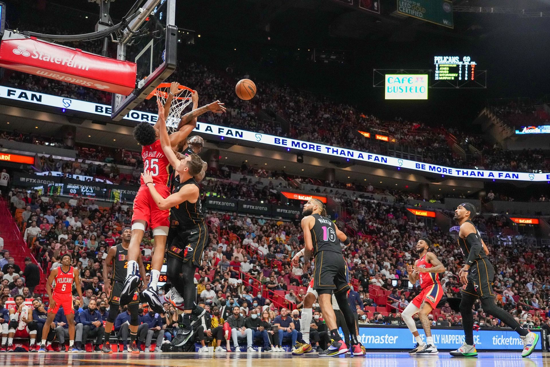 The New Orleans Pelicans will host the Miami Heat on February 10.