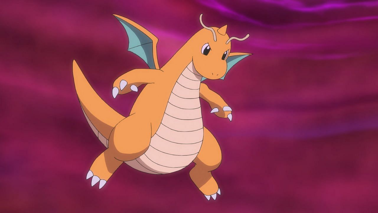 Dragonite as it appears in the anime (Image via The Pokemon Company)