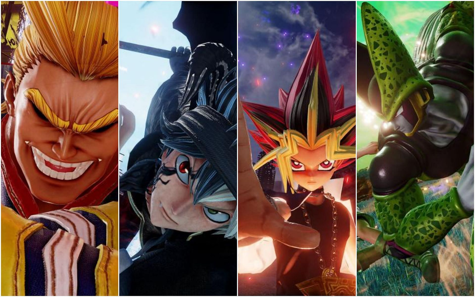 Jump Force New Poster featuring Super Saiyan Blue Goku Luffy Gear 4  Naruto Tailed Beast Mode  Anime crossover Anime Otaku anime