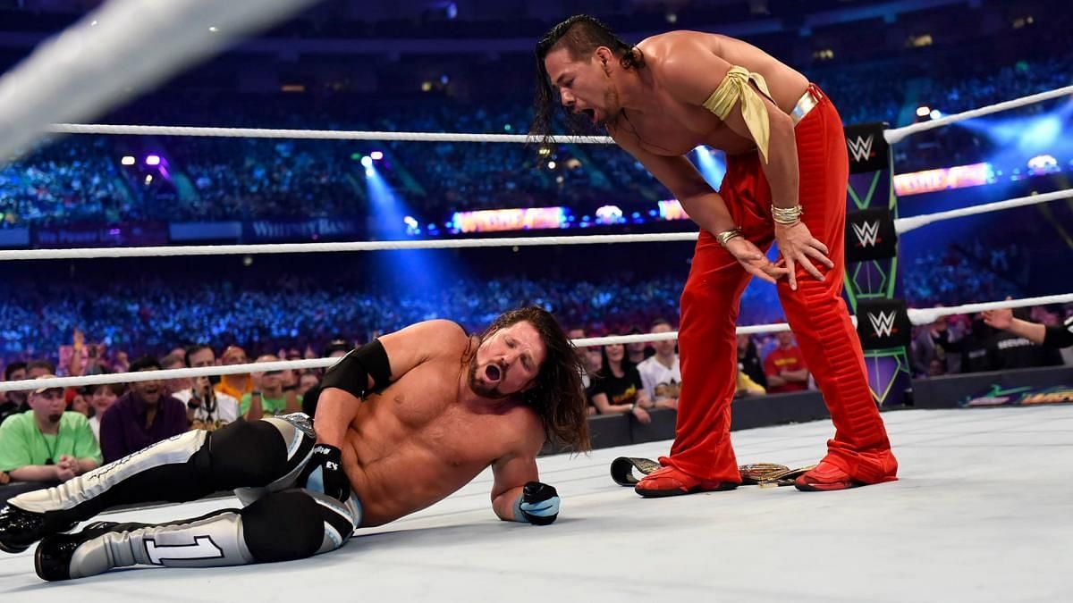 AJ Styles vs. Shinsuke Nakamura: WrestleMania 34.
