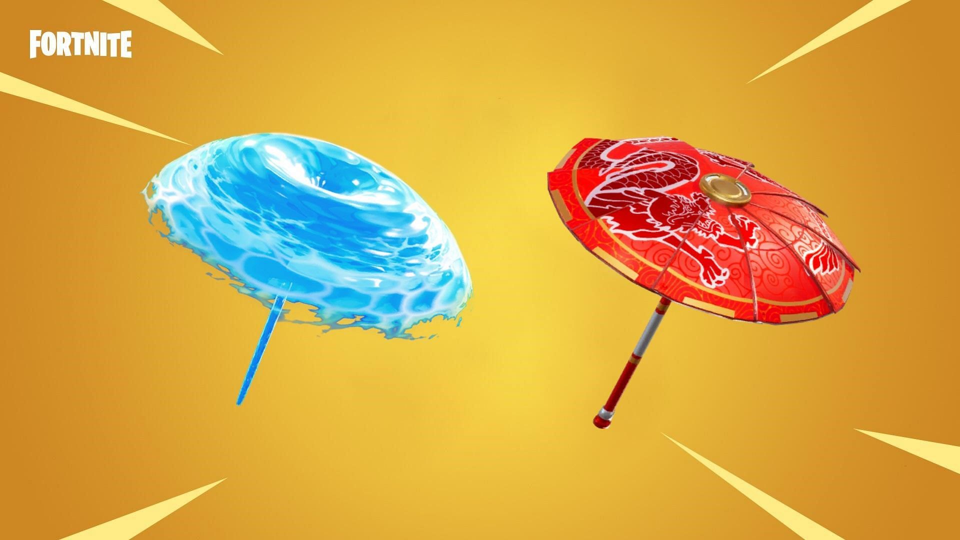 Fortnite Victory Umbrellas ranked on the basis of their design (Image via Sportskeeda)