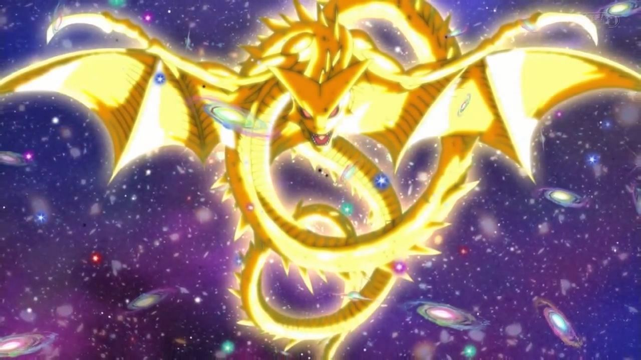 Super Shenron, the spirit of Zalama's Super Dragon Balls (Image via Toei Animation)
