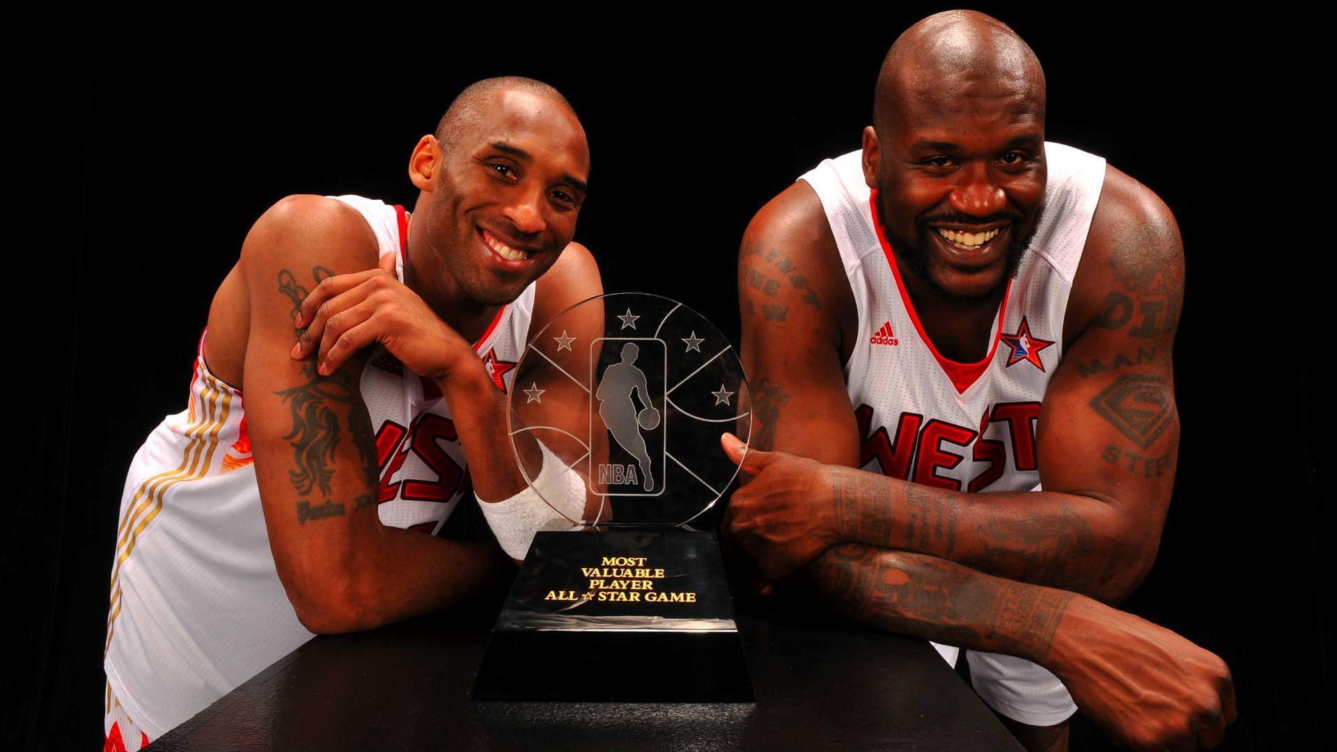 Kobe Bryant and Shaquille O&#039;Neal - co-MVPs at the 2009 All-Star Game