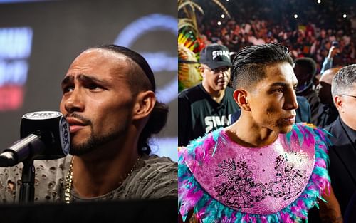 Keith Thurman (left) and Mario Barrios (right)