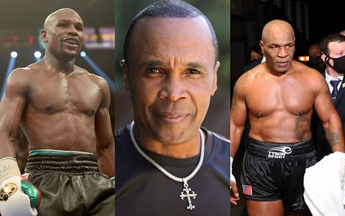 Floyd Mayweather, Sugar Ray Leonard, and Mike Tyson