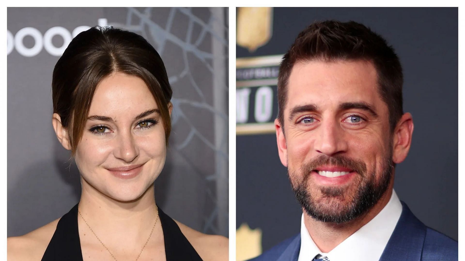 Shailene Woodley and Aaron Rodgers