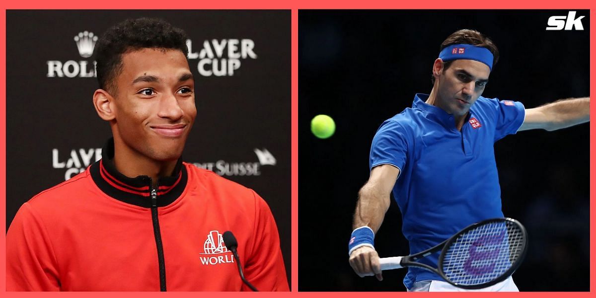 Felix Auger-Aliassime is of the opinion that Roger Federer has the best sliced backhand in the game