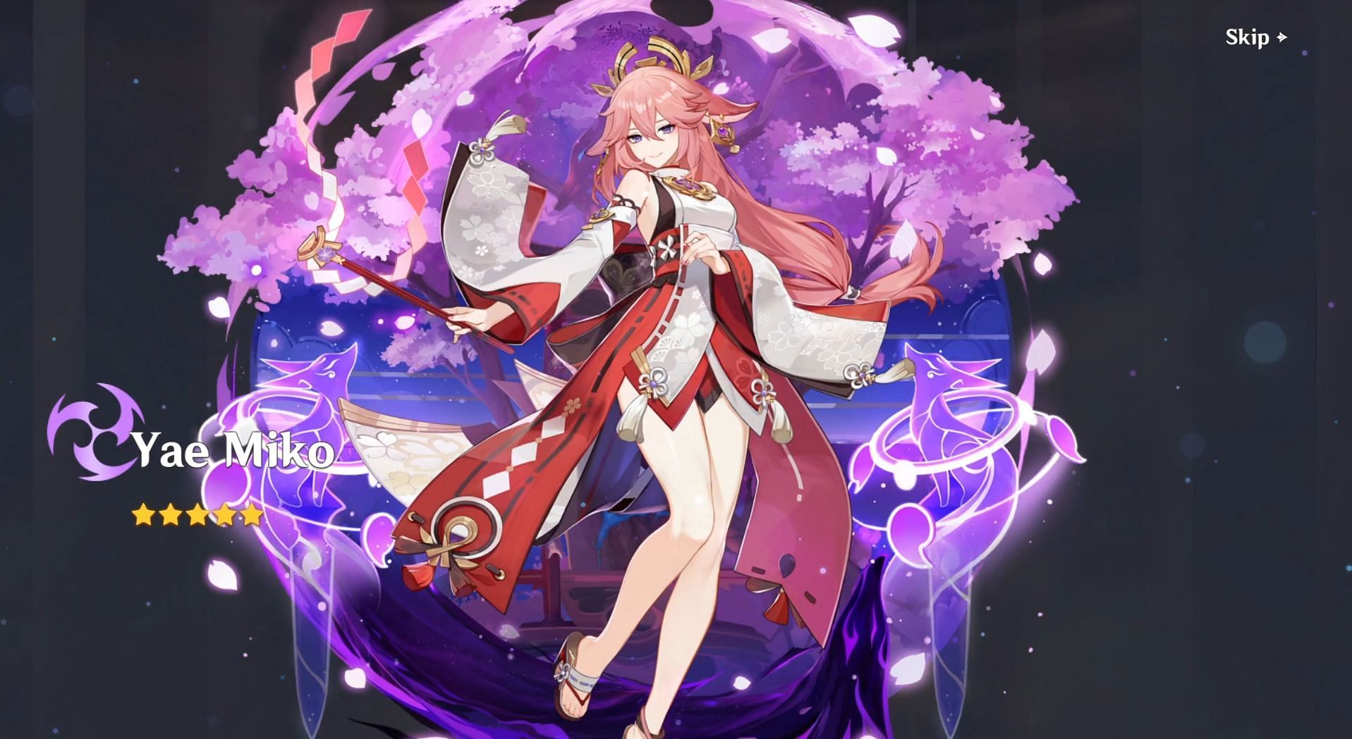 Yae Miko banner is now available to all servers (Image via HoYoverse)