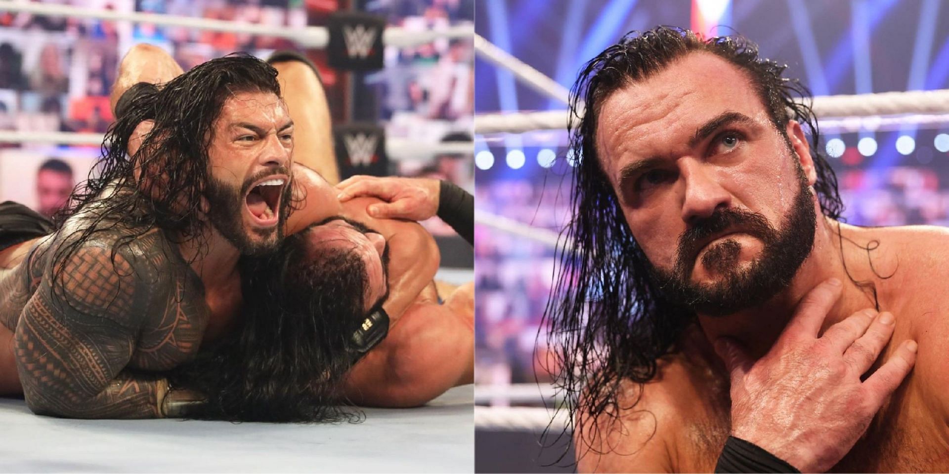 WWE यूनिवर्सल चैंपियन रोमन रेंस और ड्रू मैकइंटायर के बीच पहले कुछ बढ़िया मैच हुए हैं
