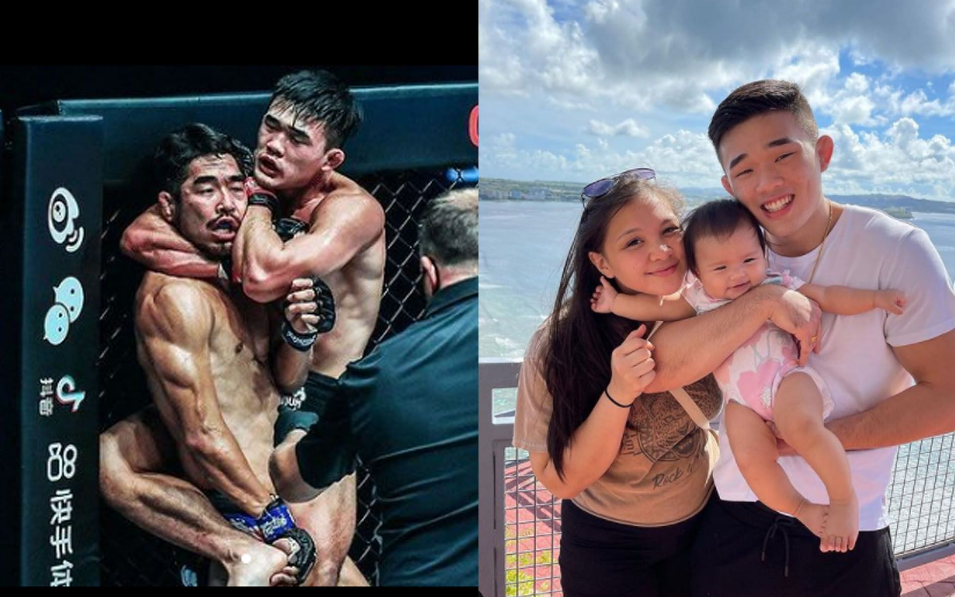 Christian Lee still feels that he won his fight with Ok Rae Yoon, but chooses to focus on his family for now. | [Photos: Christian Lee&#039;s Instagram]