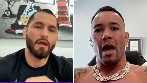 Jorge Masvidal (Left) and Colby Covington (Right) [Image courtesy ESPN SportsCenter Twitter]