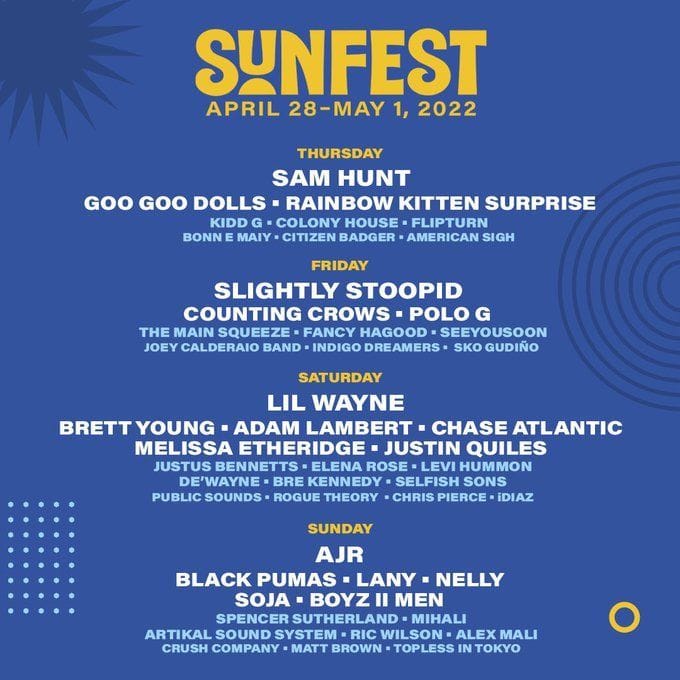 SunFest 2022 tickets Where to buy, dates, lineup and all you need to know