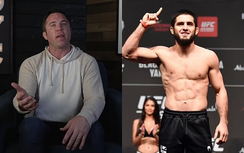 Chael Sonnen(left) via YouTube/Chael Sonnen; Islam Makhachev(right)