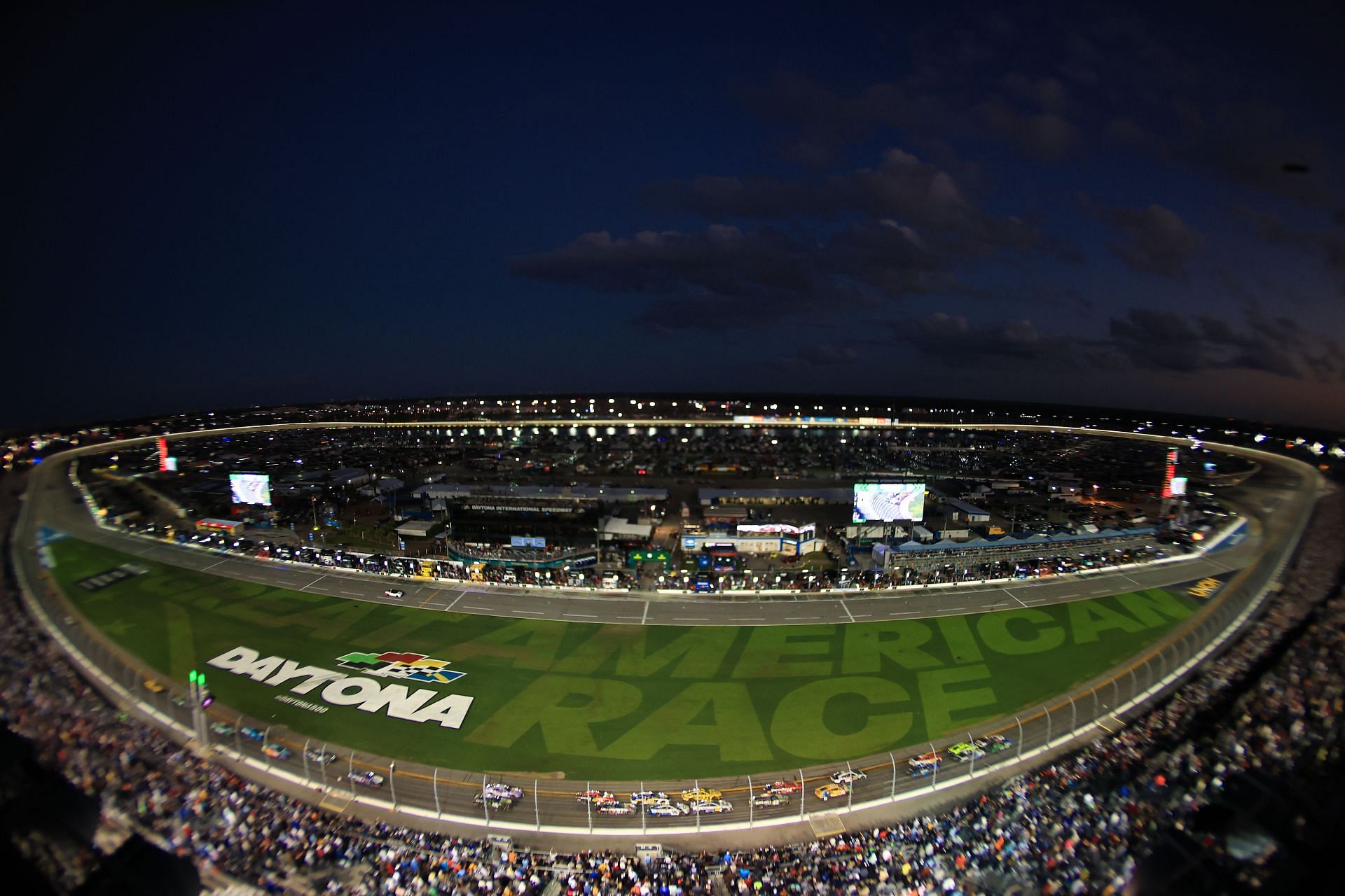 The Daytona International Speedway on the eve of the 64th edition of the Great American Race (Photo by Mike Ehrmann/Getty Images)