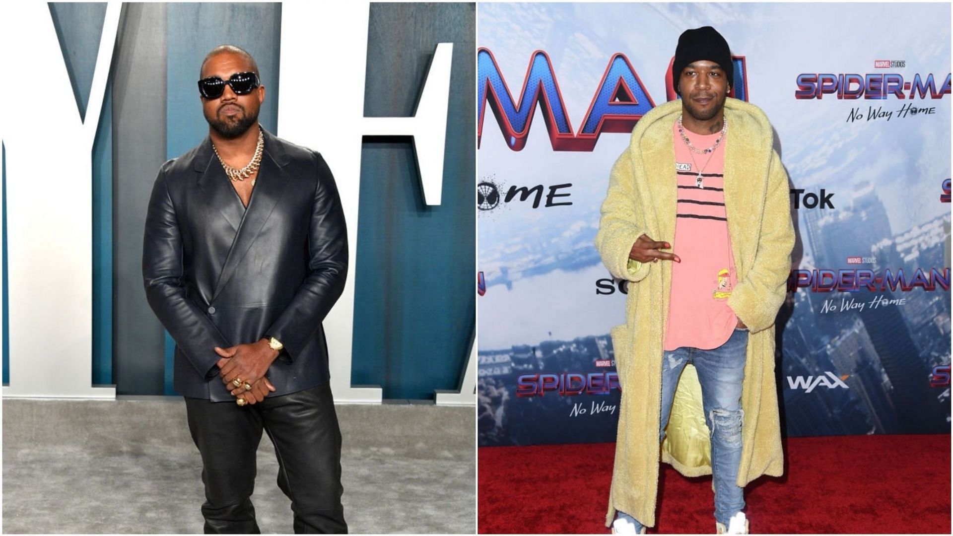 Kanye West revealed that Kid Cudi will not be a part of Donda 2 (Images via George Pimentel and Steve Granitz/Getty Images)