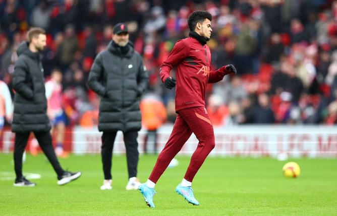 Luis Diaz becomes key Liverpool striker and favourite to start in Carabao Cup Final