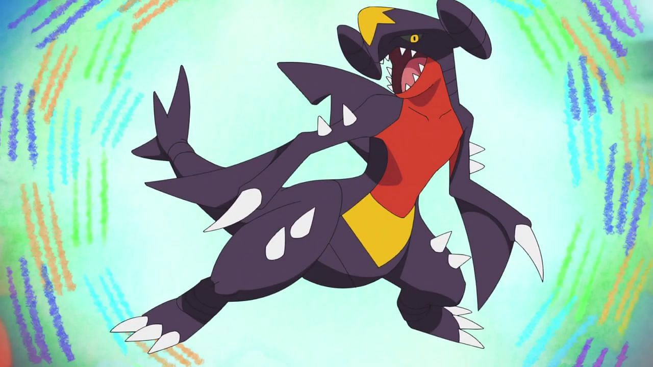 There are minor visual differences between male and female Garchomp; the one depicted is male (Image via The Pokemon Company)