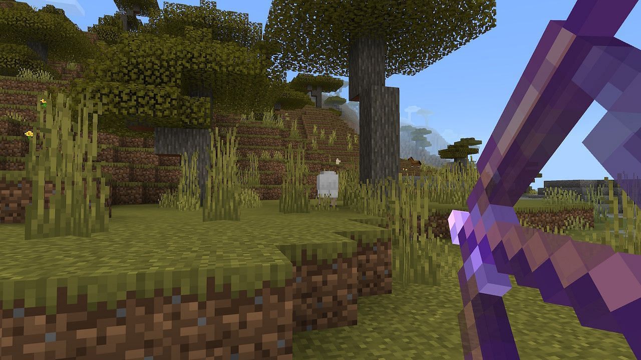 The Power enchantment can drastically increase the damage of a bow (Image via Minecraft)
