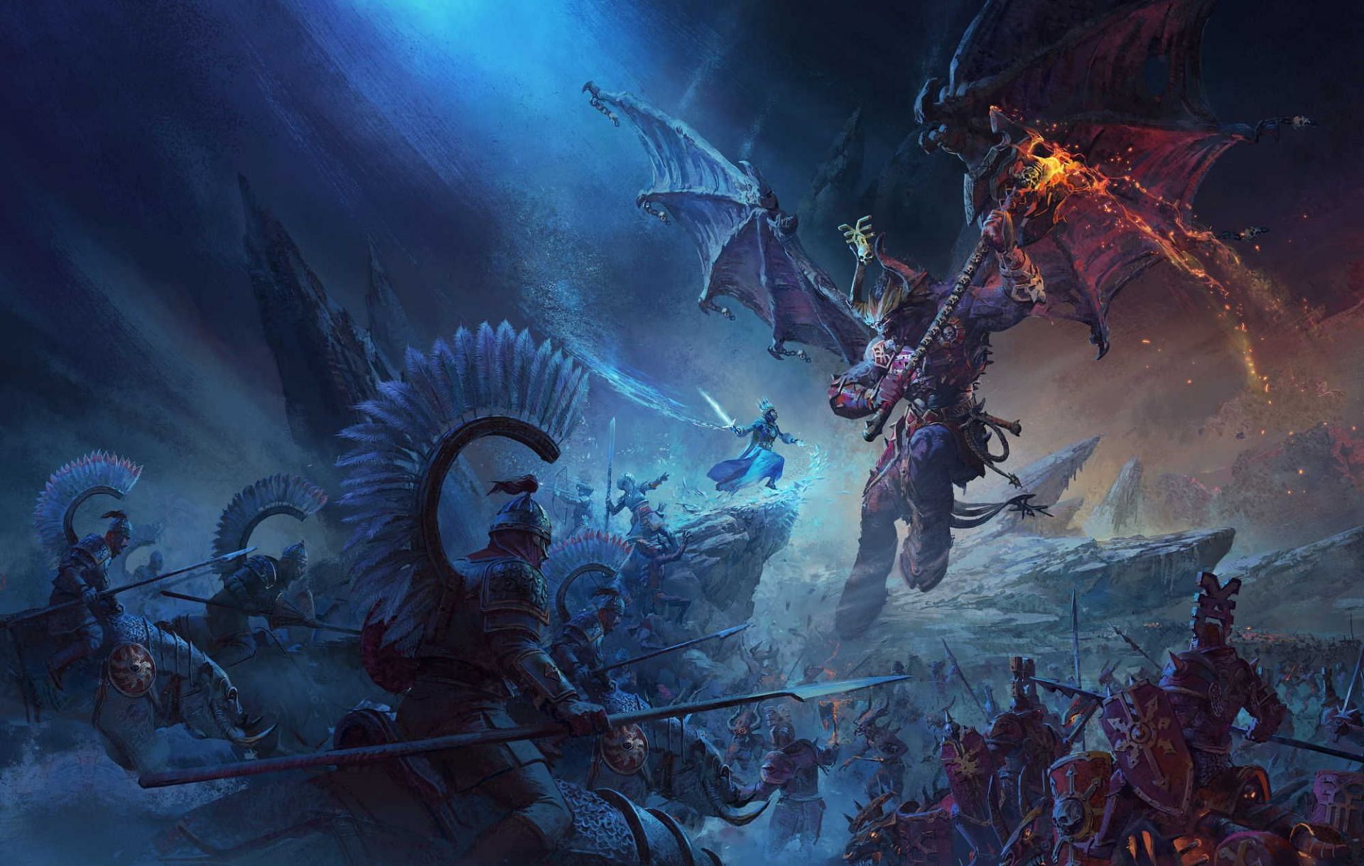 Able to surprise their foes with magical teleporation, the foes of Tzeentch never stood a chance (Image via Creative Assembly)