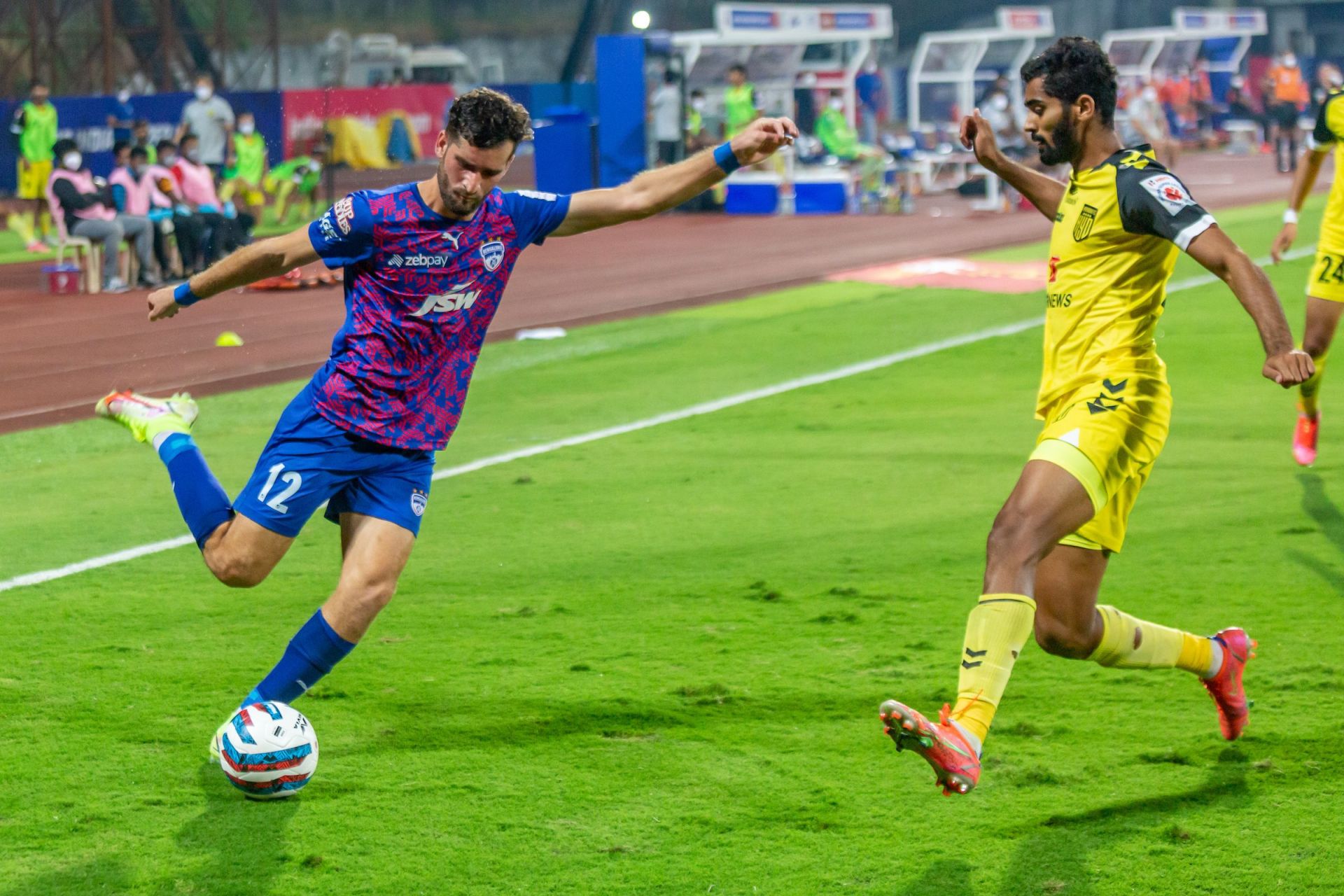 BFC&#039;s wing play was impressive (Image courtesy: ISL Media)