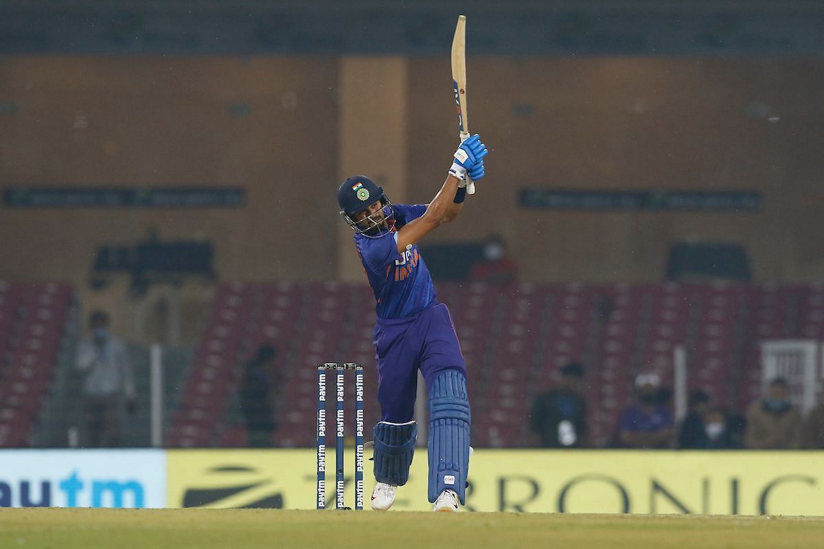  Shreyas Iyer hit his fourth T20I fifty in the first match of the series