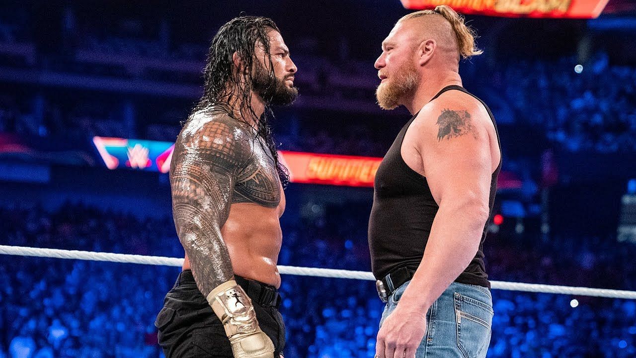 Brock Lesnar will meet Roman Reigns at WrestleMania