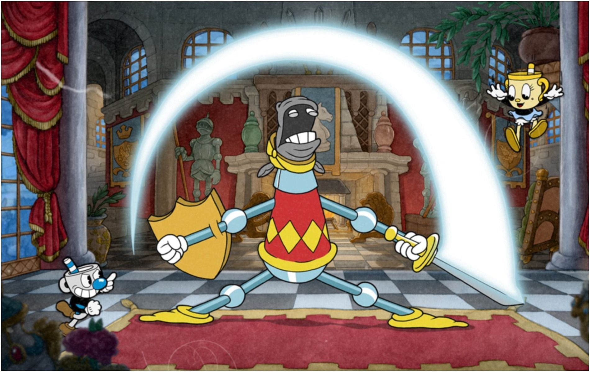 Cuphead: The Delicious Last Course will introduce a new playable character, Ms. Chalice (Image via StudioMDHR)