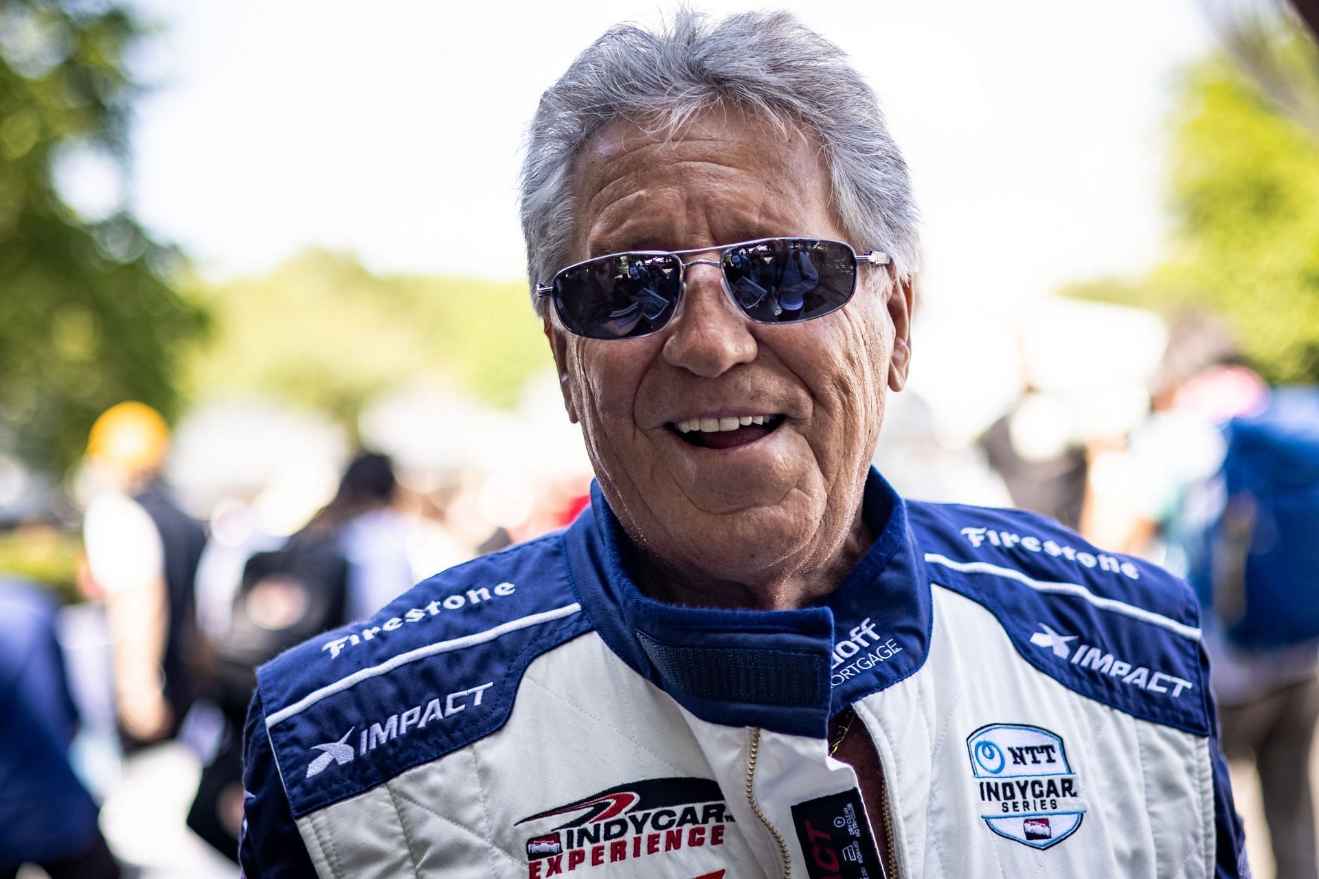 Mario Andretti during the 2021 Goodwood Festival of Speed (Photo by James Bearne/Getty Images)