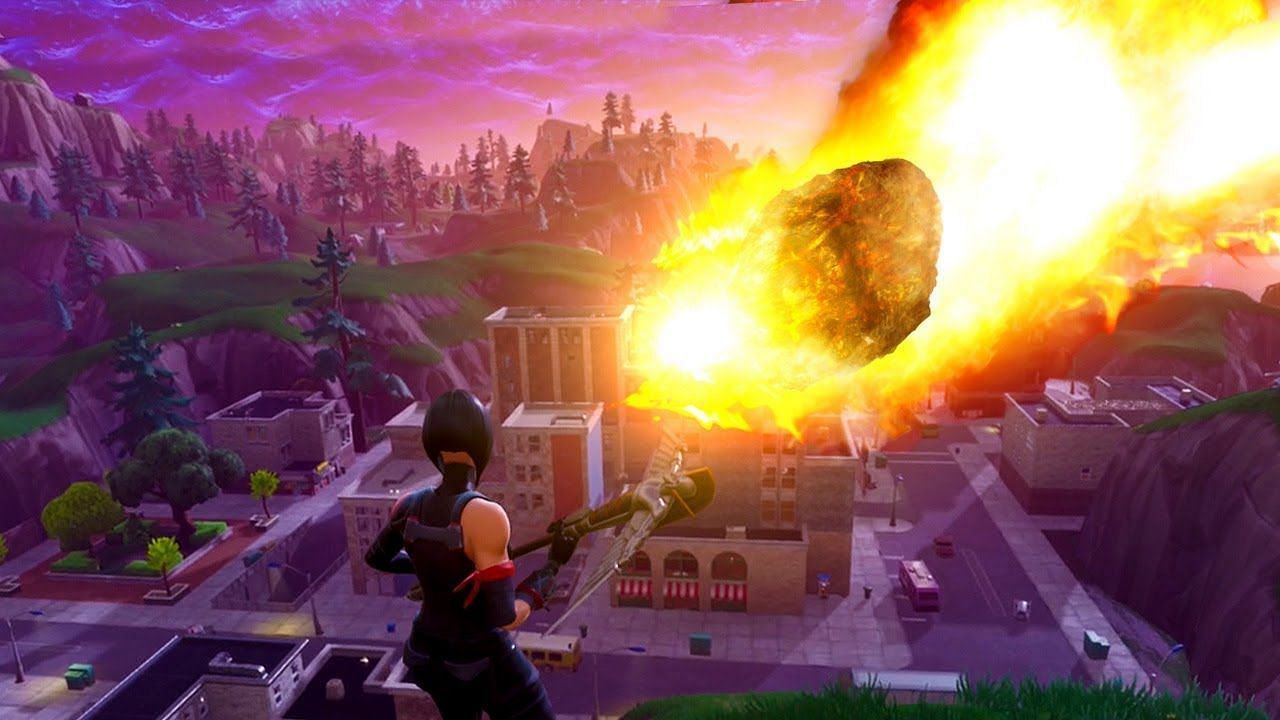 Natural disasters have altered the map before (Image via Epic Games)