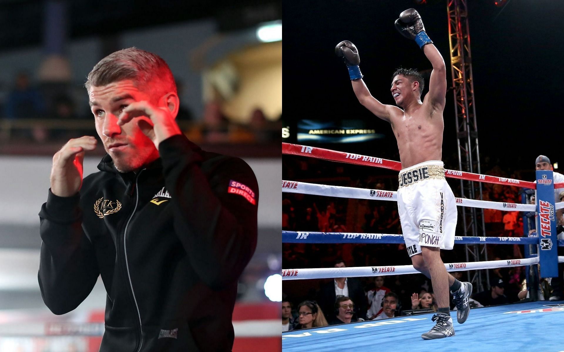 Liam Smith (L) is set to square off against Jessie Vargas (R)
