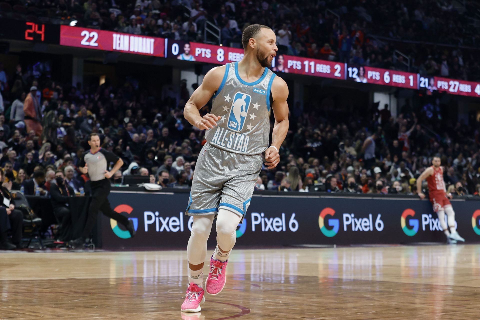 Steph Curry at the 2022 NBA All-Star Game