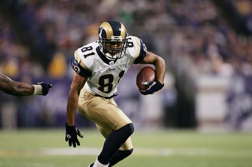 The accomplished Torry Holt, seen in 2017, has been on eight final ballots, but Canton has yet to call (Photo: Getty)