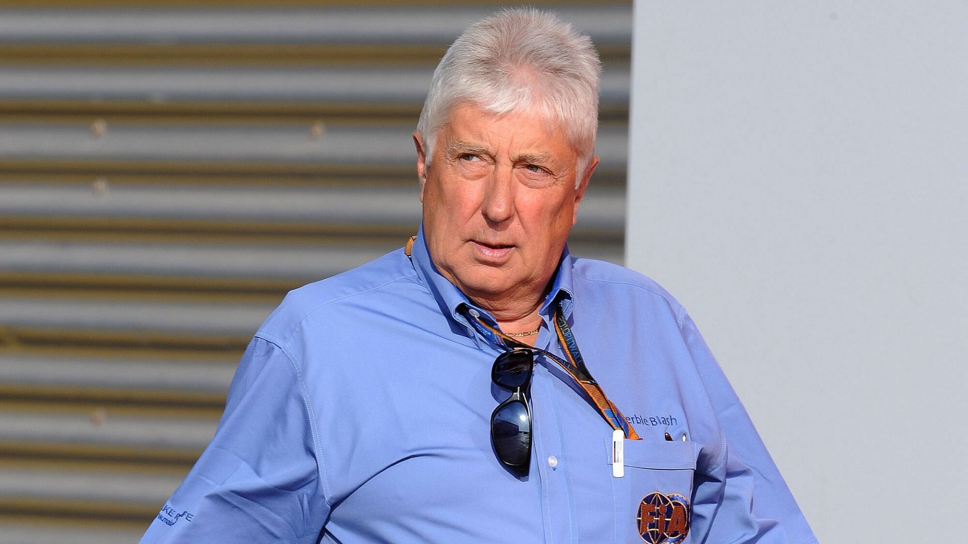 Former deputy race director Herbie Blash in the paddock (Photo by Gilles Levent/DPPI)
