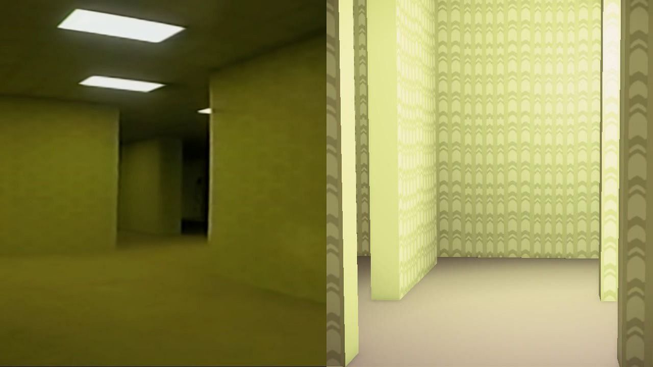 I am attempting to recreate the backrooms in Minecraft. I also tried to  recreate the original image, what do you think? : r/Minecraft